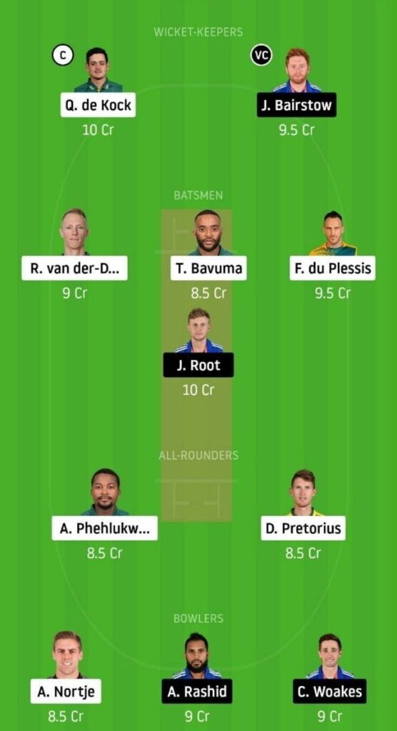 SA vs ENG Dream11 Team Prediction _ 1st ODI _ England tour of South Africa _ 4th Dec 2020 grand league