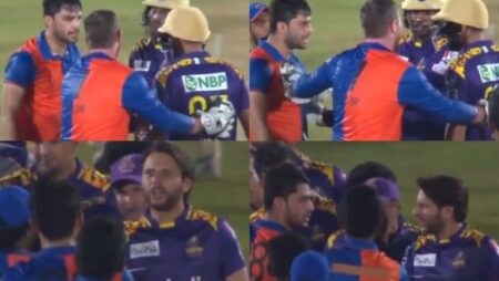 Watch: Shahid Afridi Engages In Fiery Exchange With Naveen-ul-Haq After The Pacer Abused Mohammad Amir