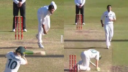 Watch: Will Pucovski Hit On The Head By Indian Pacer Kartik Tyagi During 1st Practice Game