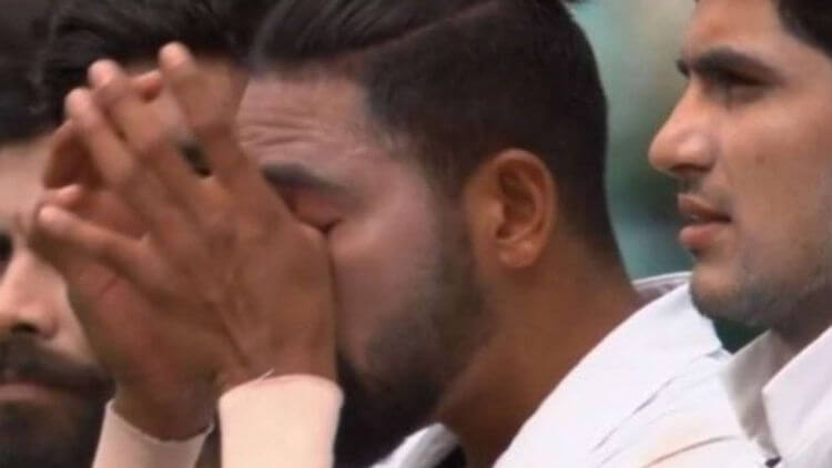 Mohammed Siraj Tears Up During National Anthem