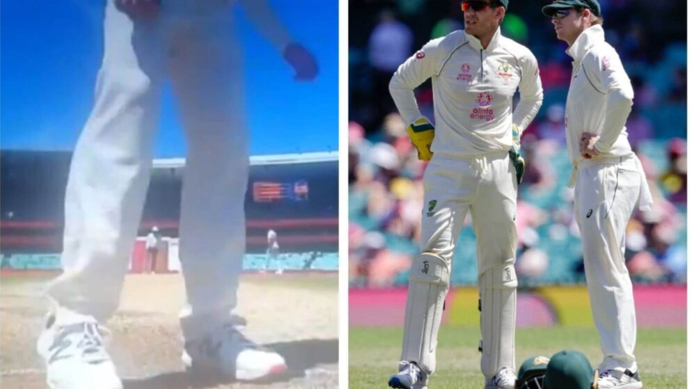 WATCH: Steve Smith Recorded Scuffing Rishabh Pant’s Guard Mark At SCG
