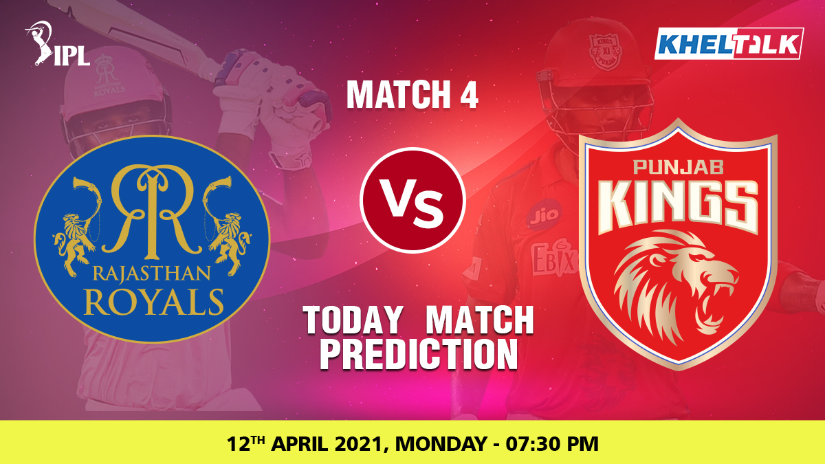 Rr Vs Pbks Today Match Prediction Cricket Betting Tips Match 4 Ipl 2021
