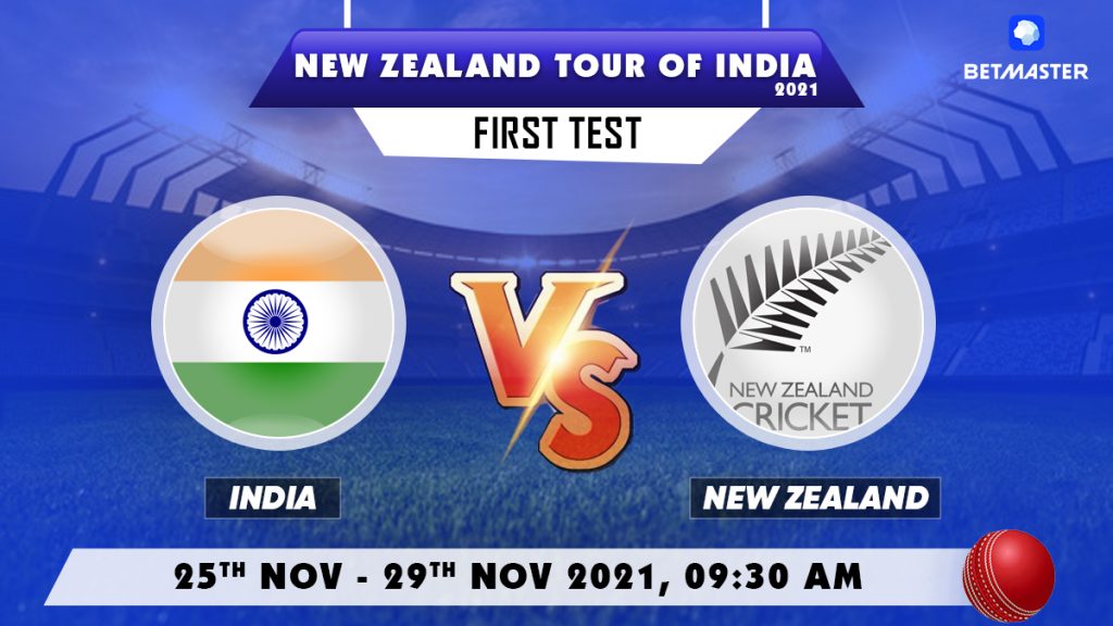 IND vs NZ Betmaster Match Prediction 1st Test, Cricket Betting Tips