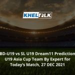 BD-U19-vs-SL-U19-Dream11-Prediction