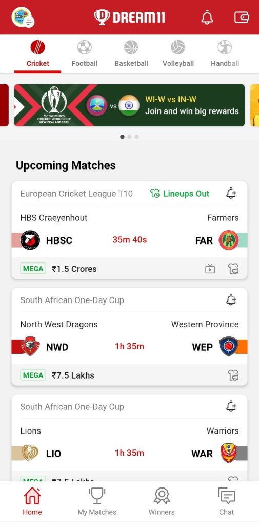 dream11 app