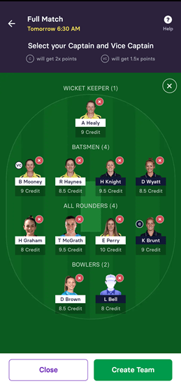 Gamezy Fantasy Cricket