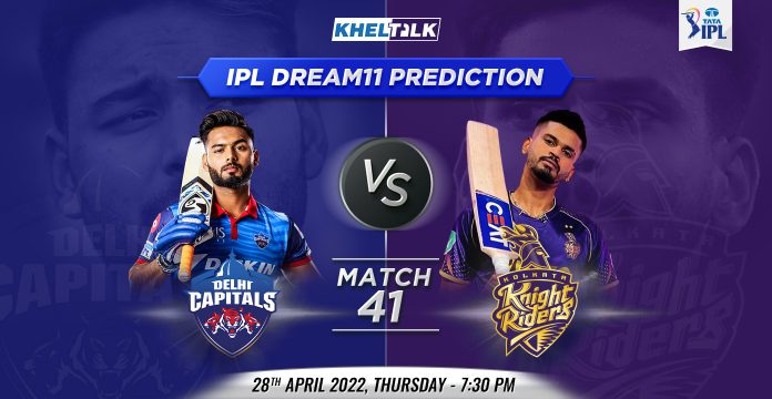 DC vs KKR Dream11 Prediction