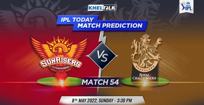 SRH vs RCB Today Match Prediction