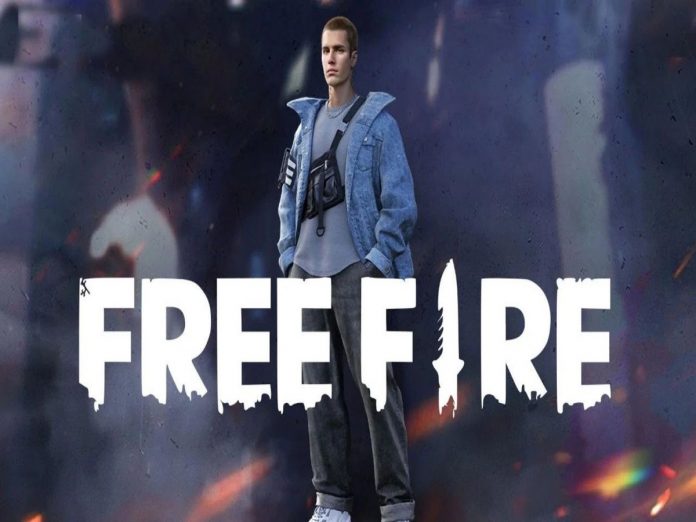 Free Fire Collab with Justin Bieber on their 5th Anniversary