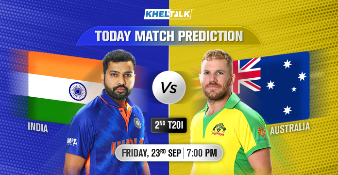 Ind vs Aus Today Match Prediction, 2nd T20I
