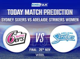 Sydney Sixers vs Adelaide Strikers Women today match prediction