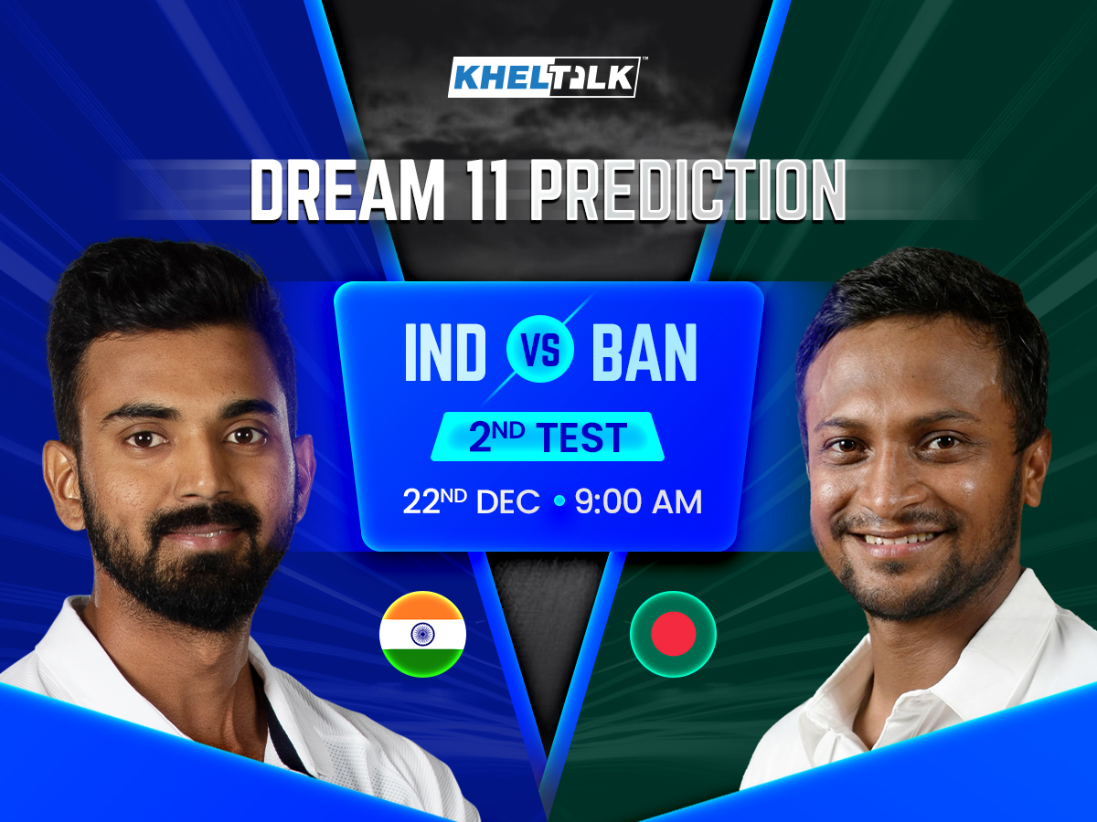 BAN Vs IND Dream11 Prediction, 2nd Test India Tour Of Bangladesh