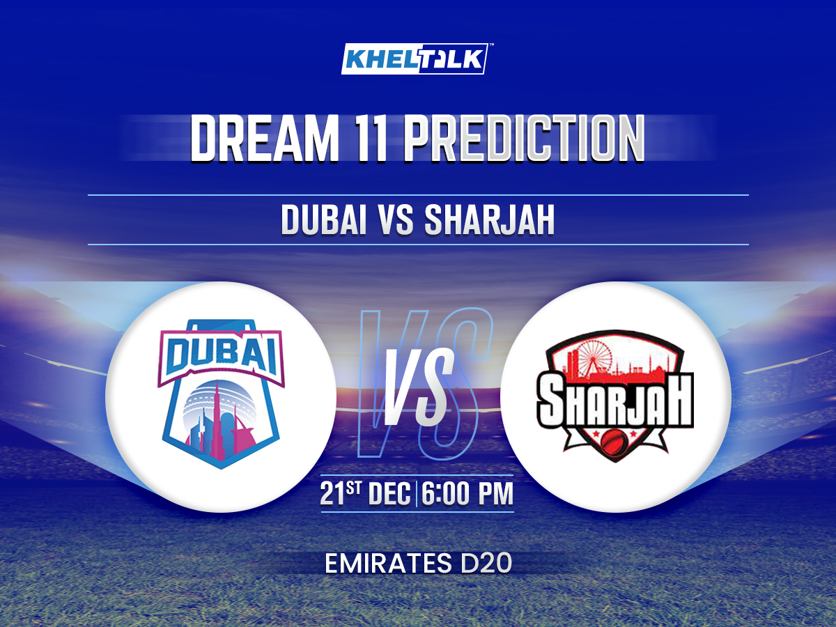 DUB vs SHA Dream11 Prediction Match 20 Team Emirates D20