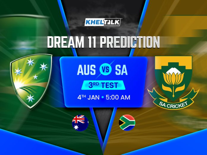 AUS vs SA Dream11 Prediction, 3rd Test