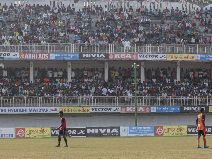 Kolhapur football crowd