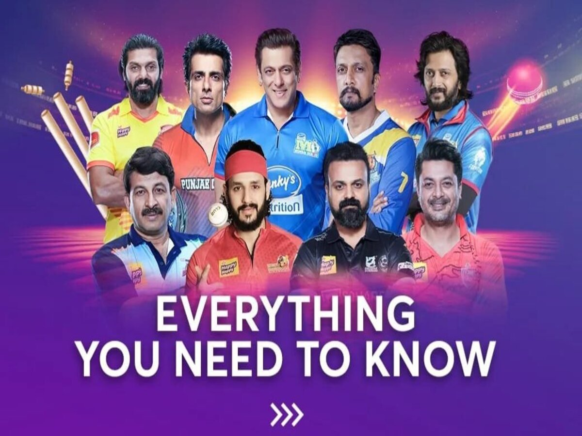 Celebrity Cricket League 2023 Live Streaming CCL Full Schedule, Points