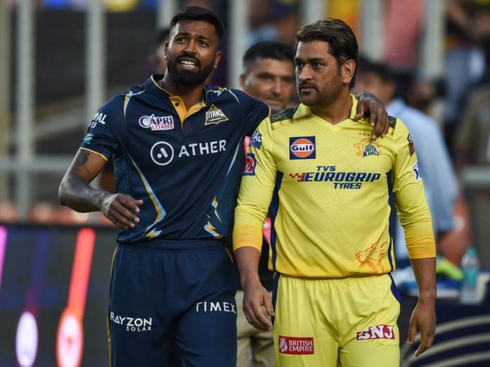 MS Dhoni and Hardik Pandya