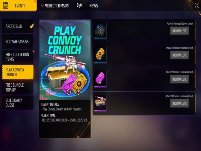 Free Fire MAX Convoy Crunch