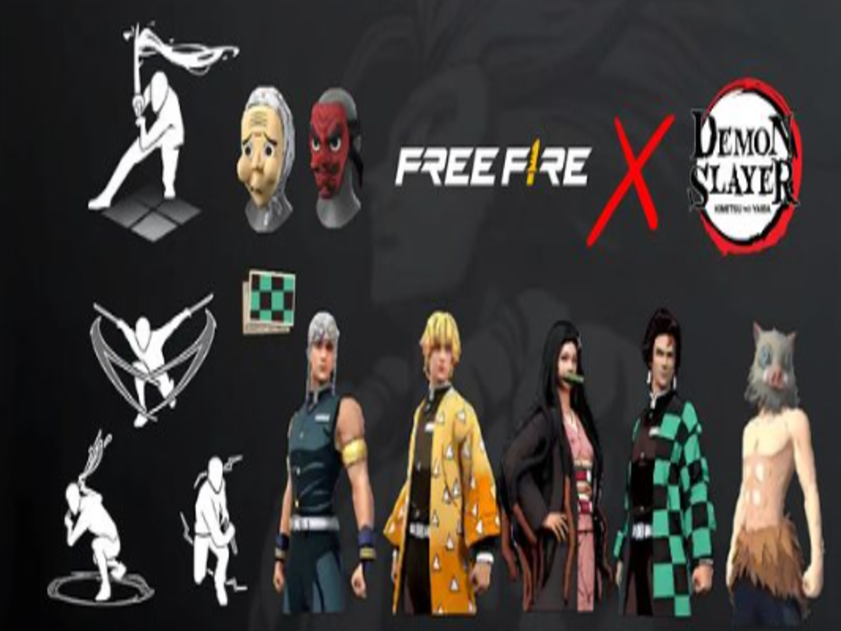 Free Fire x Demon Slayer: veja as skins - Free Fire Club