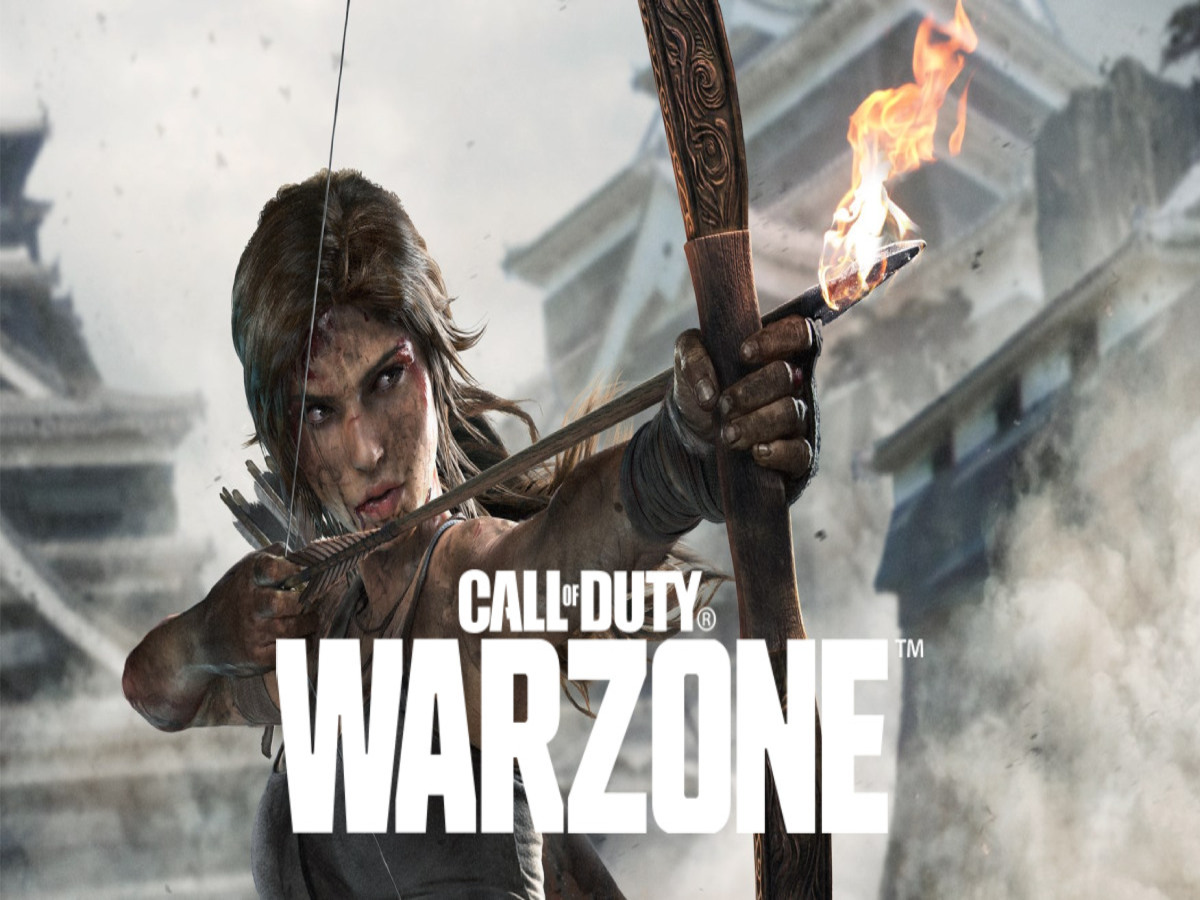 This is Lara Croft in Call of Duty: Warzone 2
