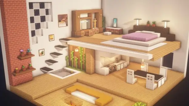 Minecraft Cute Interior