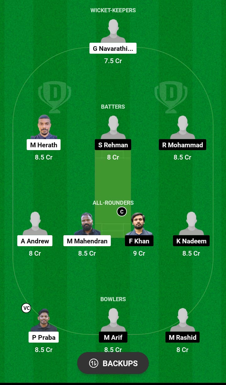 Head to Head Dream11 Team Prediction BYB vs PSVA