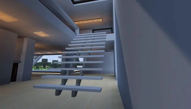 Minecraft Stairway Design Interior