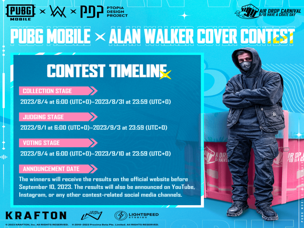 Concurso de portada de PUBG Mobile PDP x Alan Walker: cómo participar y ...