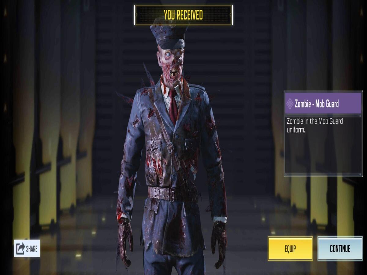 How to unlock the Zombie – Mob Guard Epic Operator Skin in CoD