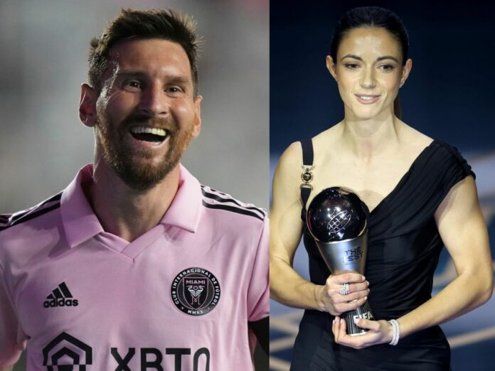 Lionel Messi and Aitana Bonmati FIFA