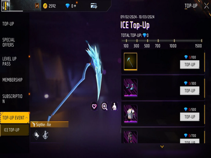 Free Fire Ice Top-Up