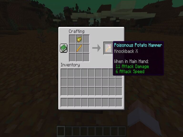 All New Weapons In Minecraft Poisonous Potato Update