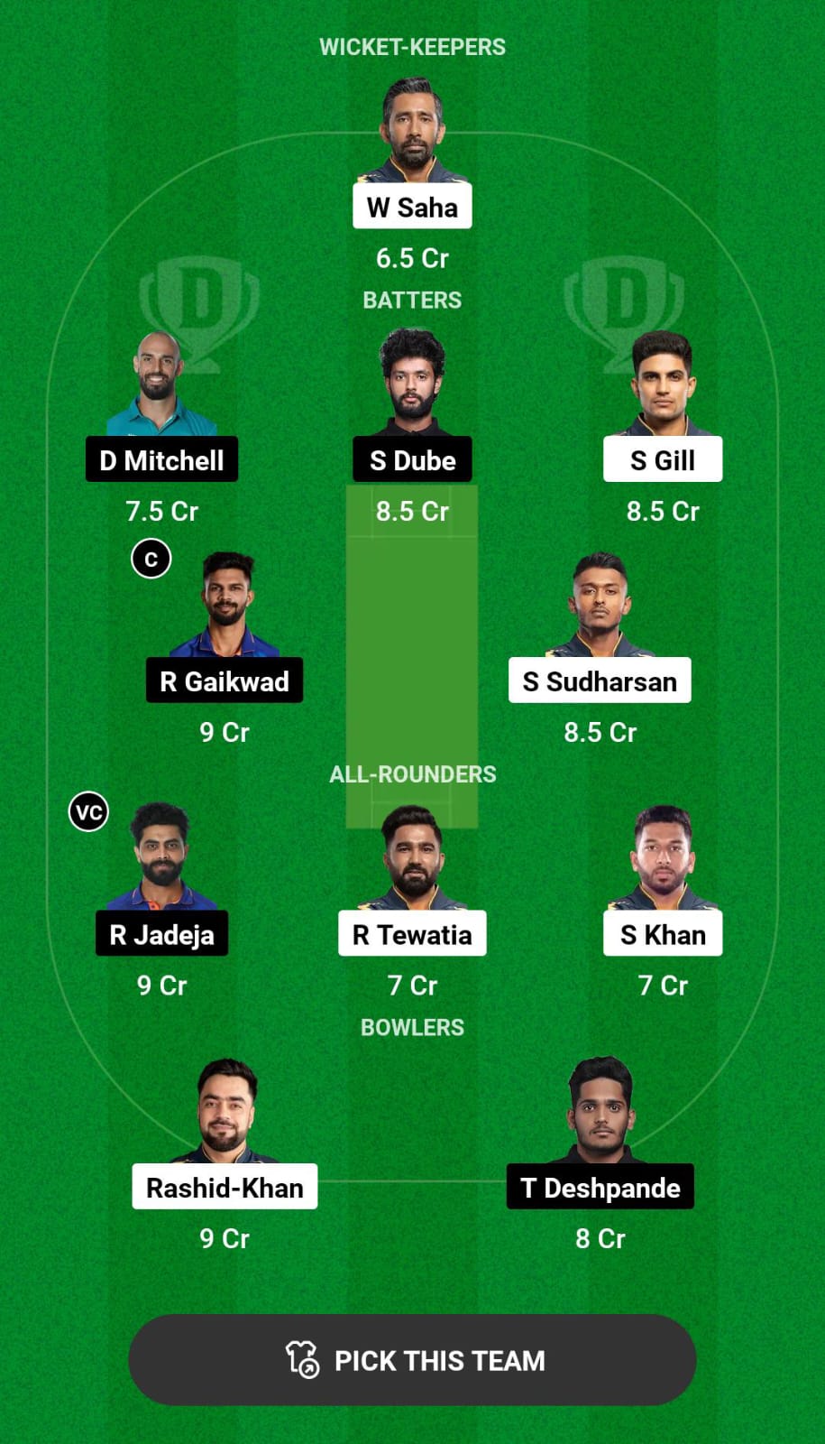 GT vs CSK Dream11 Prediction
