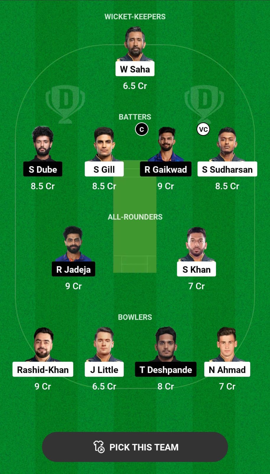 GT vs CSK Dream11 Prediction