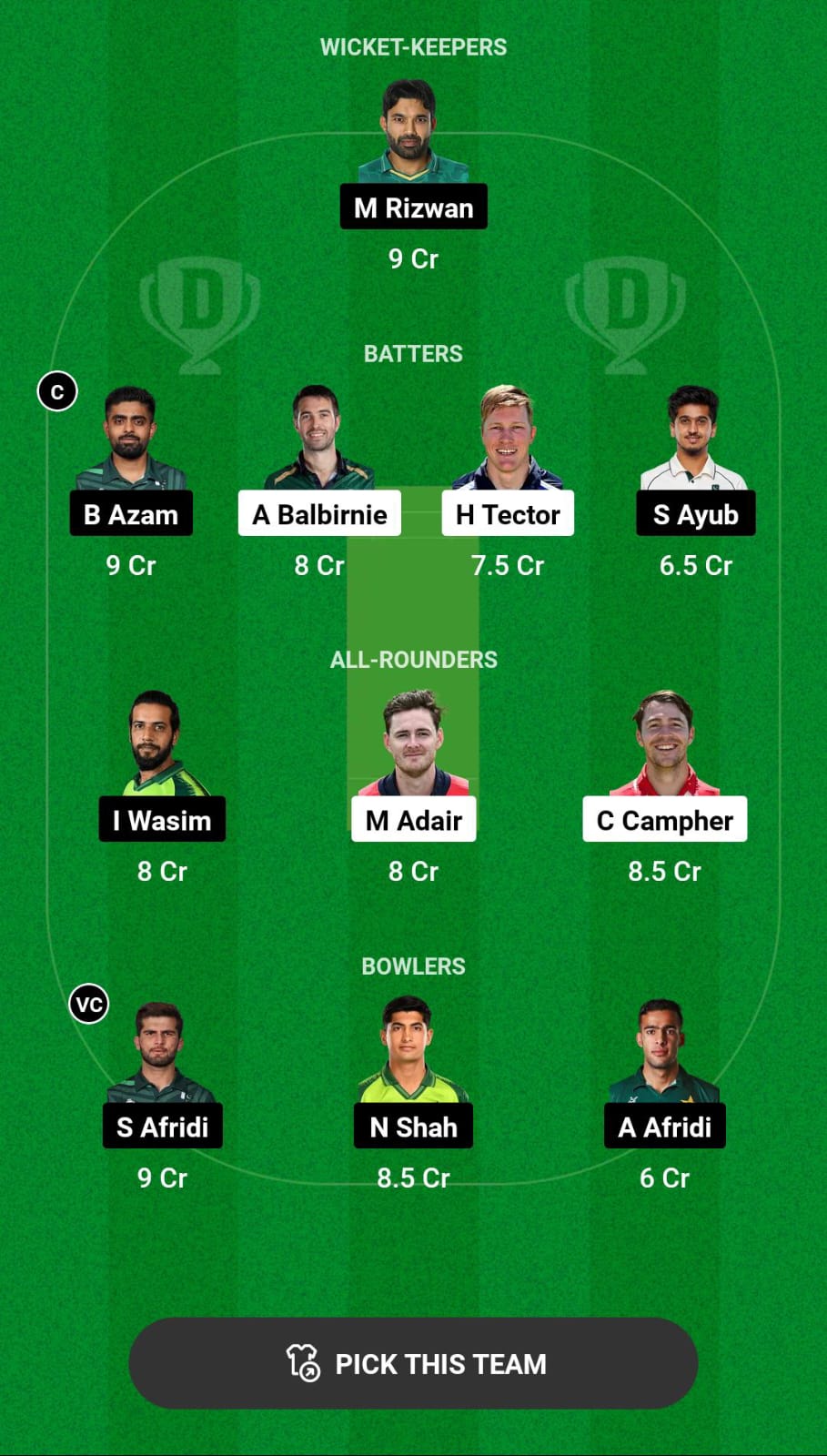 IRE vs PAK 3rd T20I Dream11 Prediction