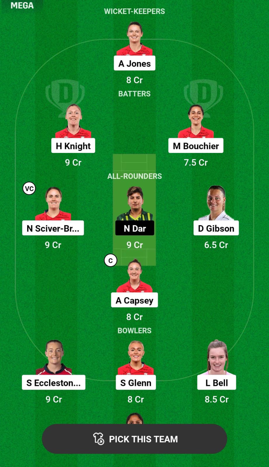 ENG-W vs PAK-W 3rd T20I Dream11 Prediction
