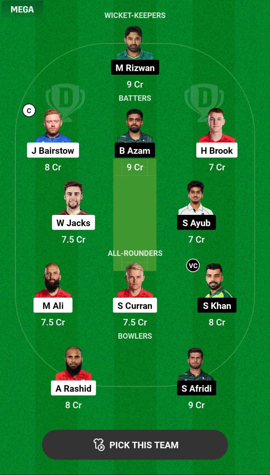 ENG vs PAK 2nd T20I Dream11 Prediction