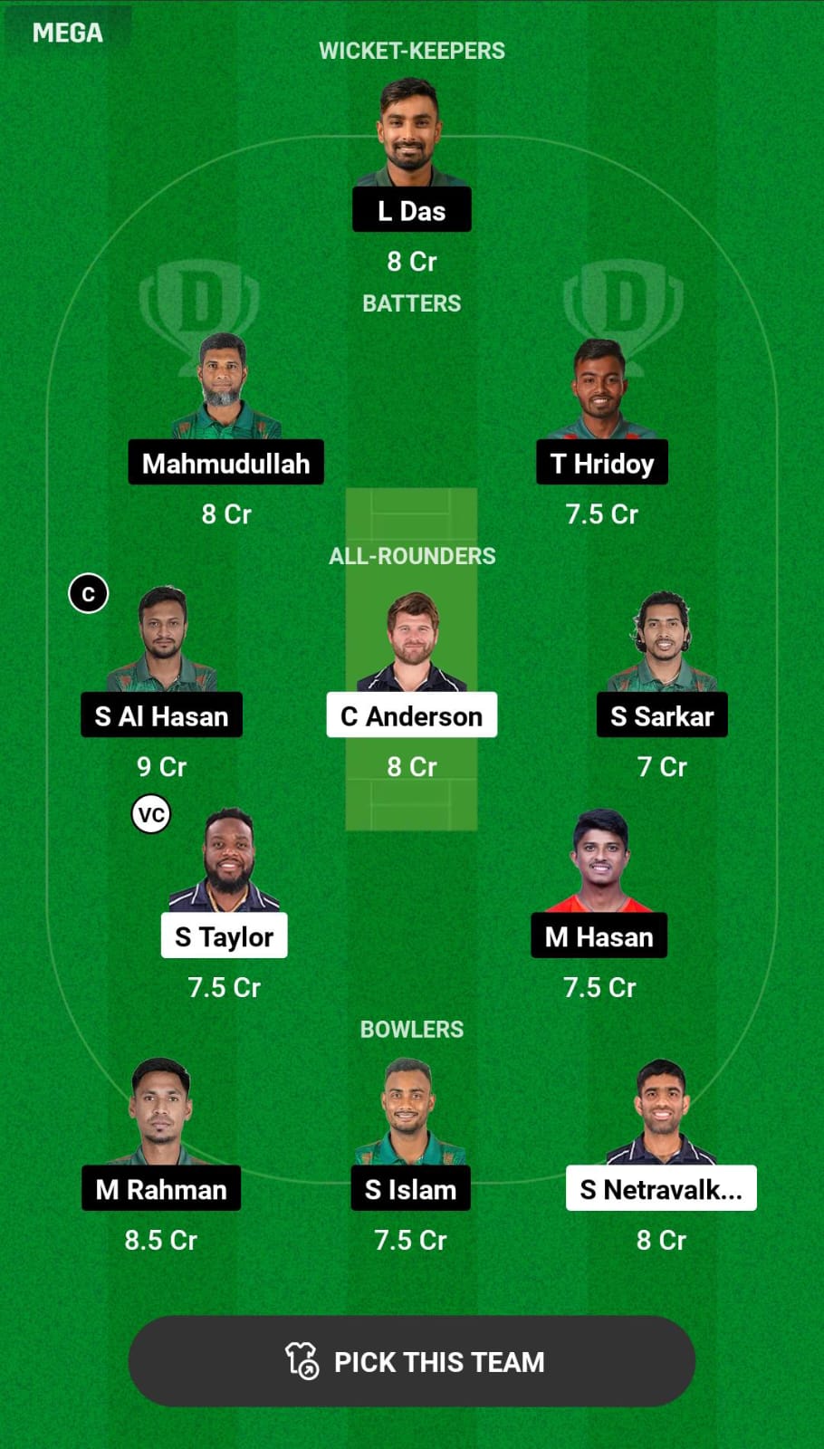 USA vs BAN 3rd T20I Dream11 Prediction
