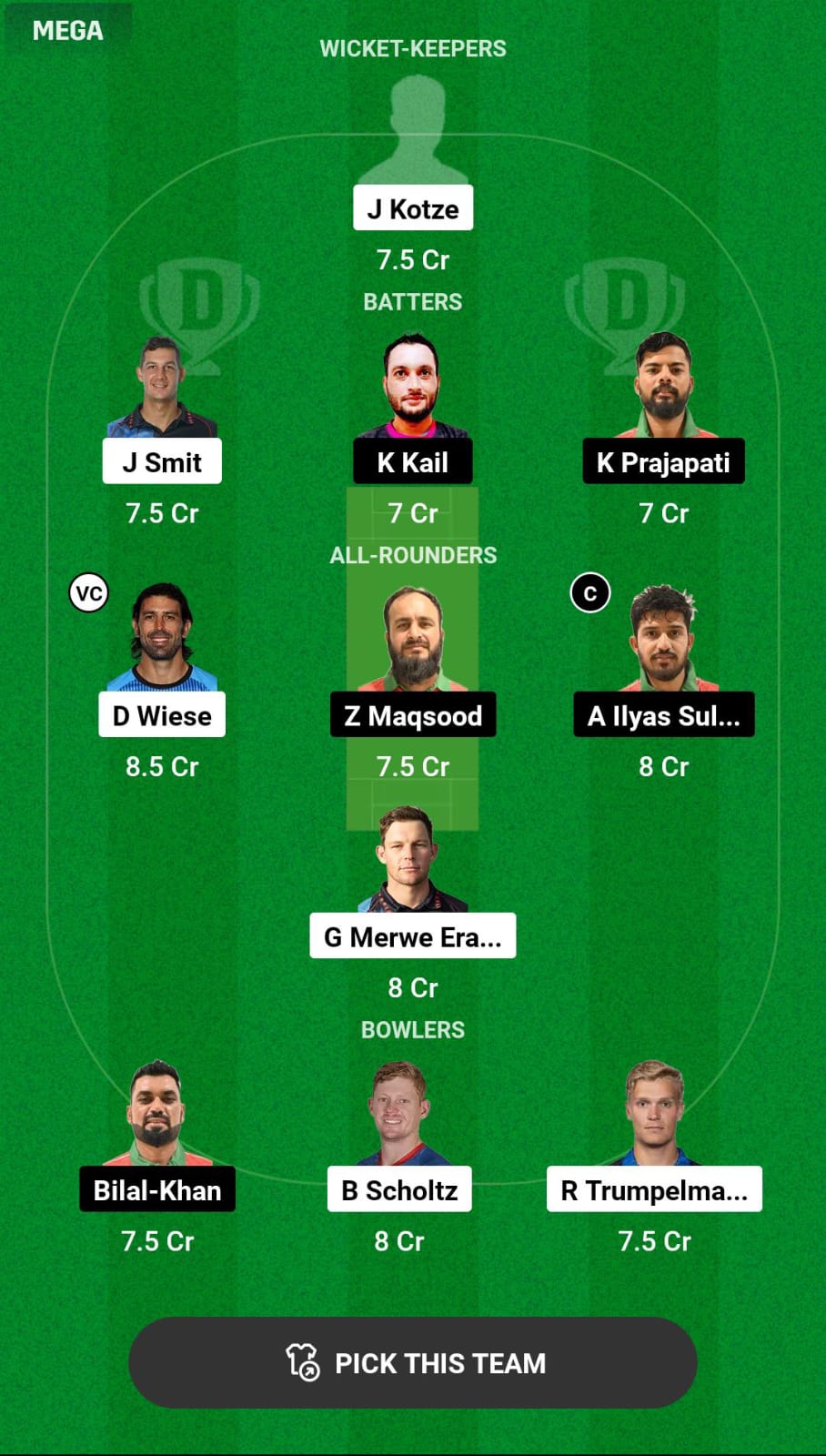 NAM vs OMN WC Dream11 Prediction