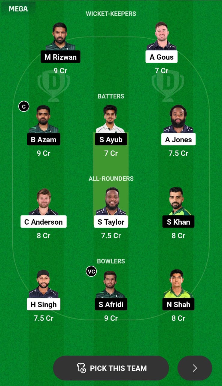 USA vs PAK T20 WC Dream11 Prediction
