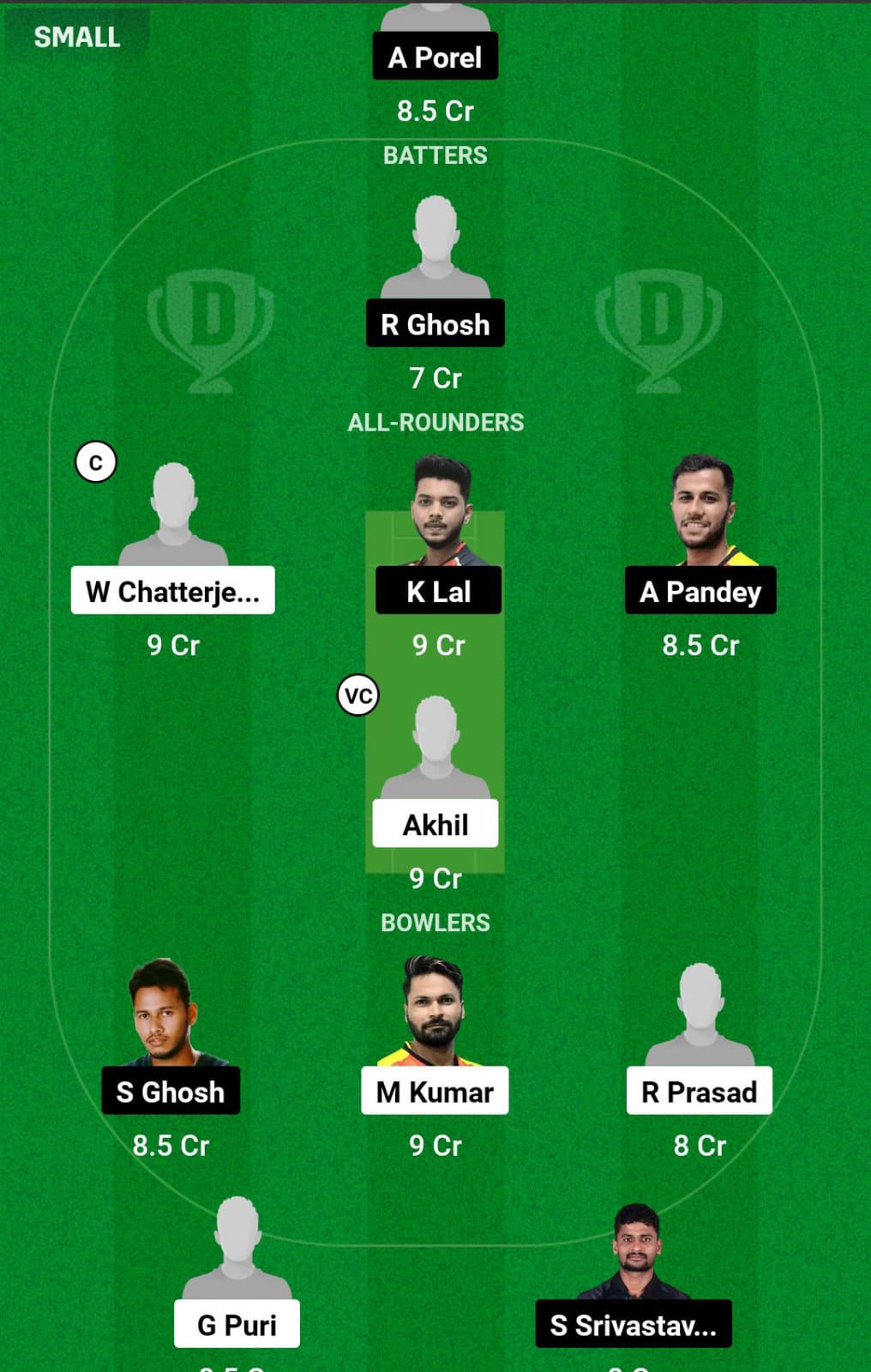 SSM vs LSKT Dream11
