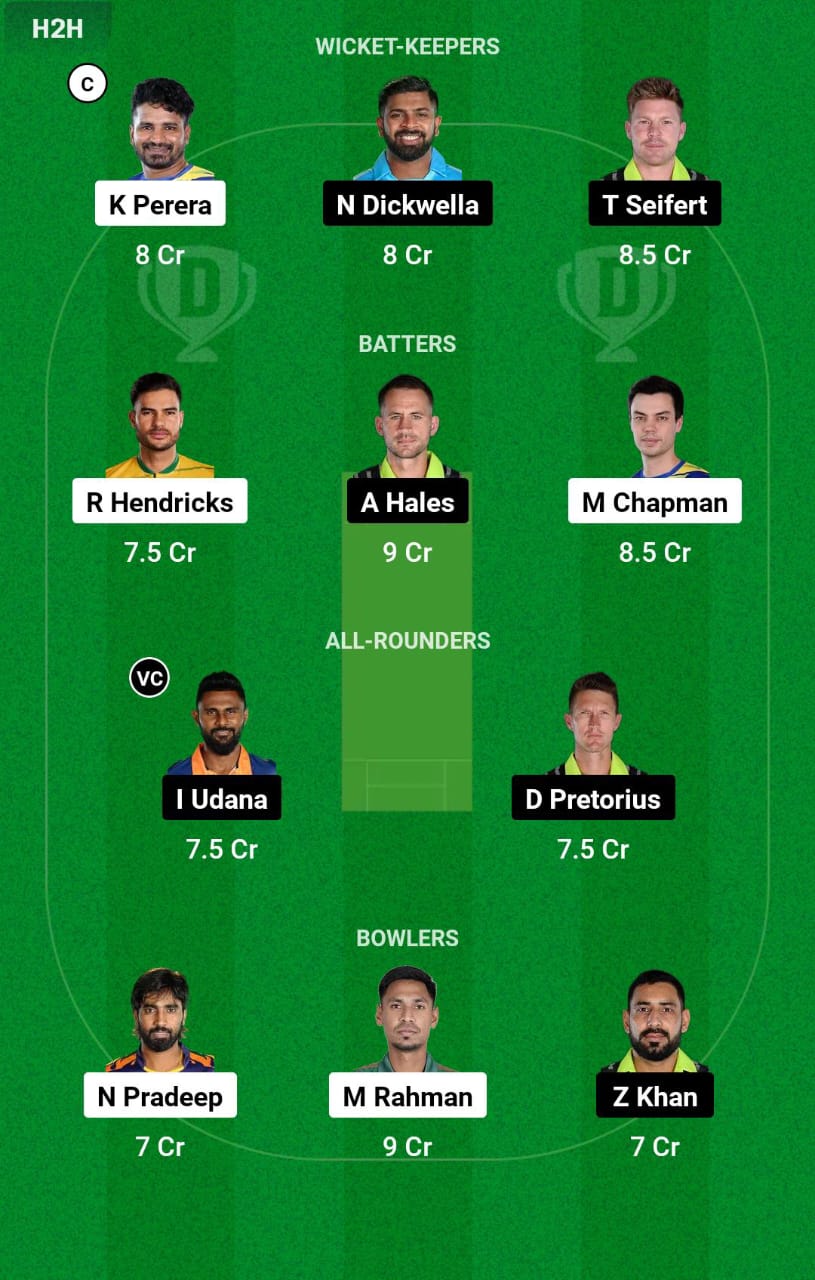 DS vs GM 12th Match Dream11 Prediction
