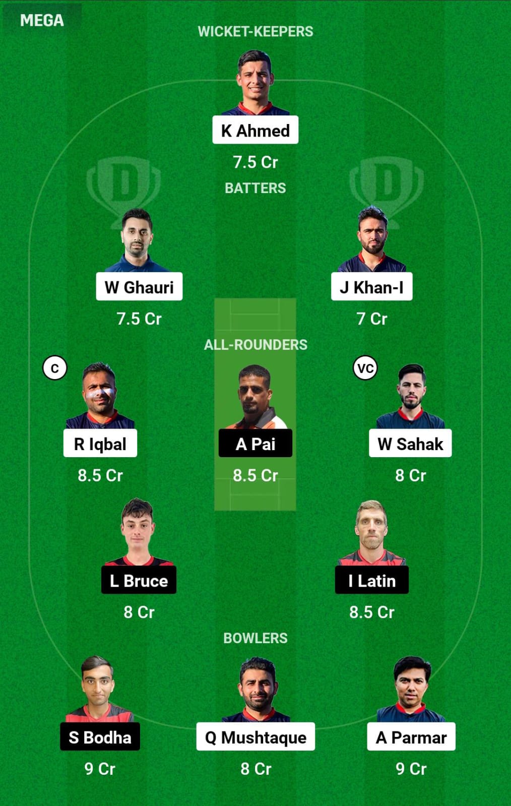 NOR vs GIB 18th Match Dream11 Prediction