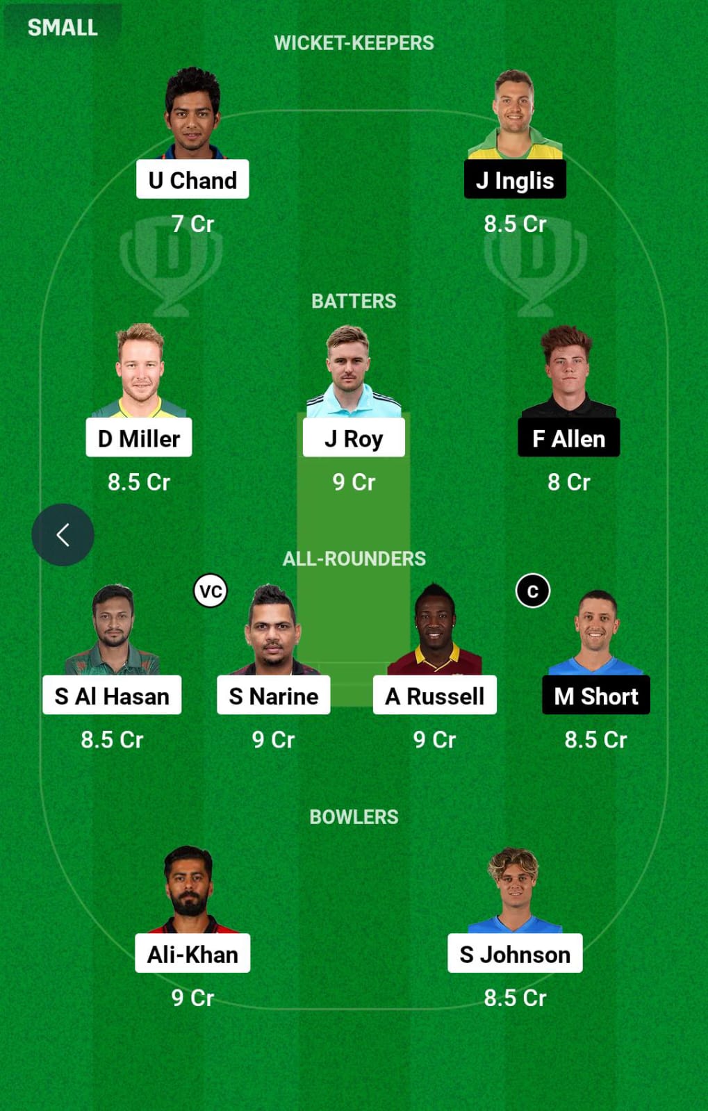 LAS vs SF 10th Match Dream11 Prediction