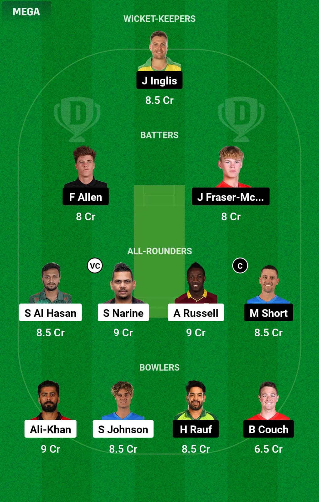 LAS vs SF 10th Match Dream11 Prediction