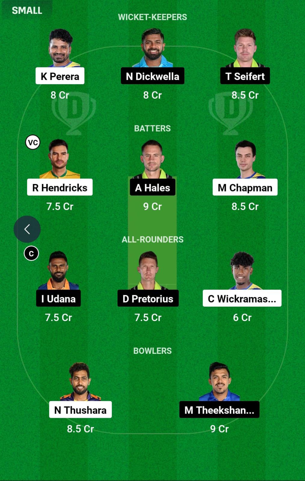 DS vs GM 16th Match Dream11 Prediction