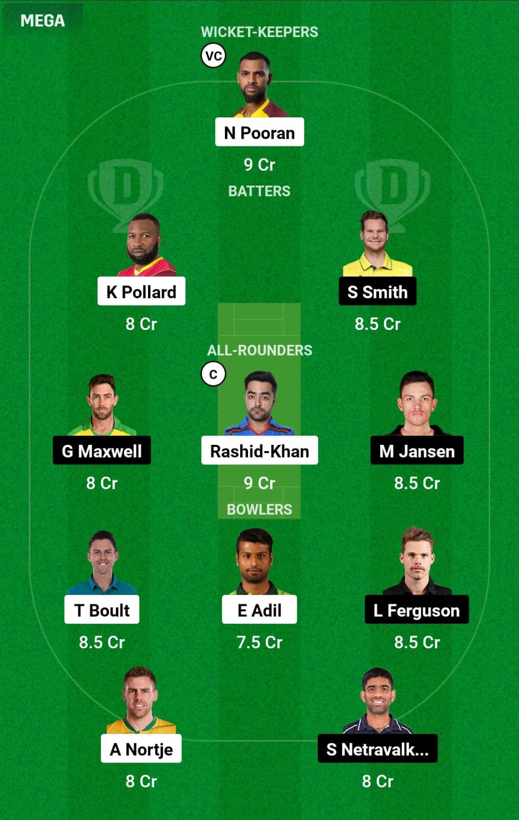 NY vs WAS 14th Match Dream11 Prediction
