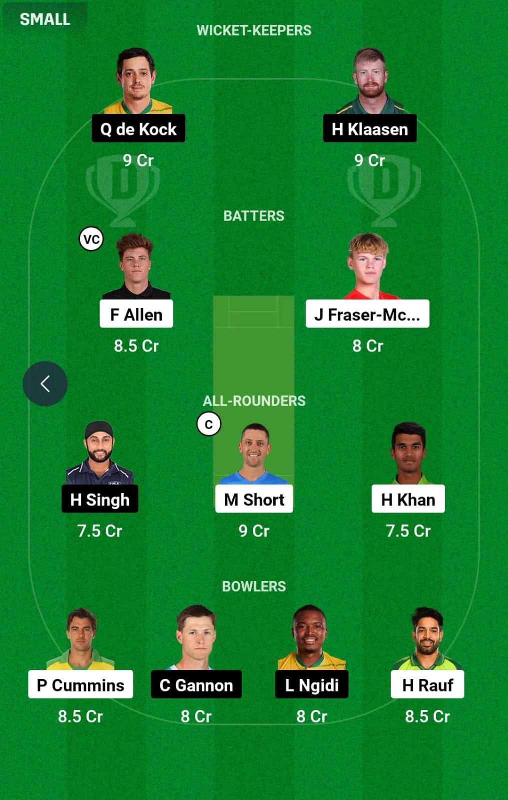 SF vs SEA 18th Match Dream11 Prediction