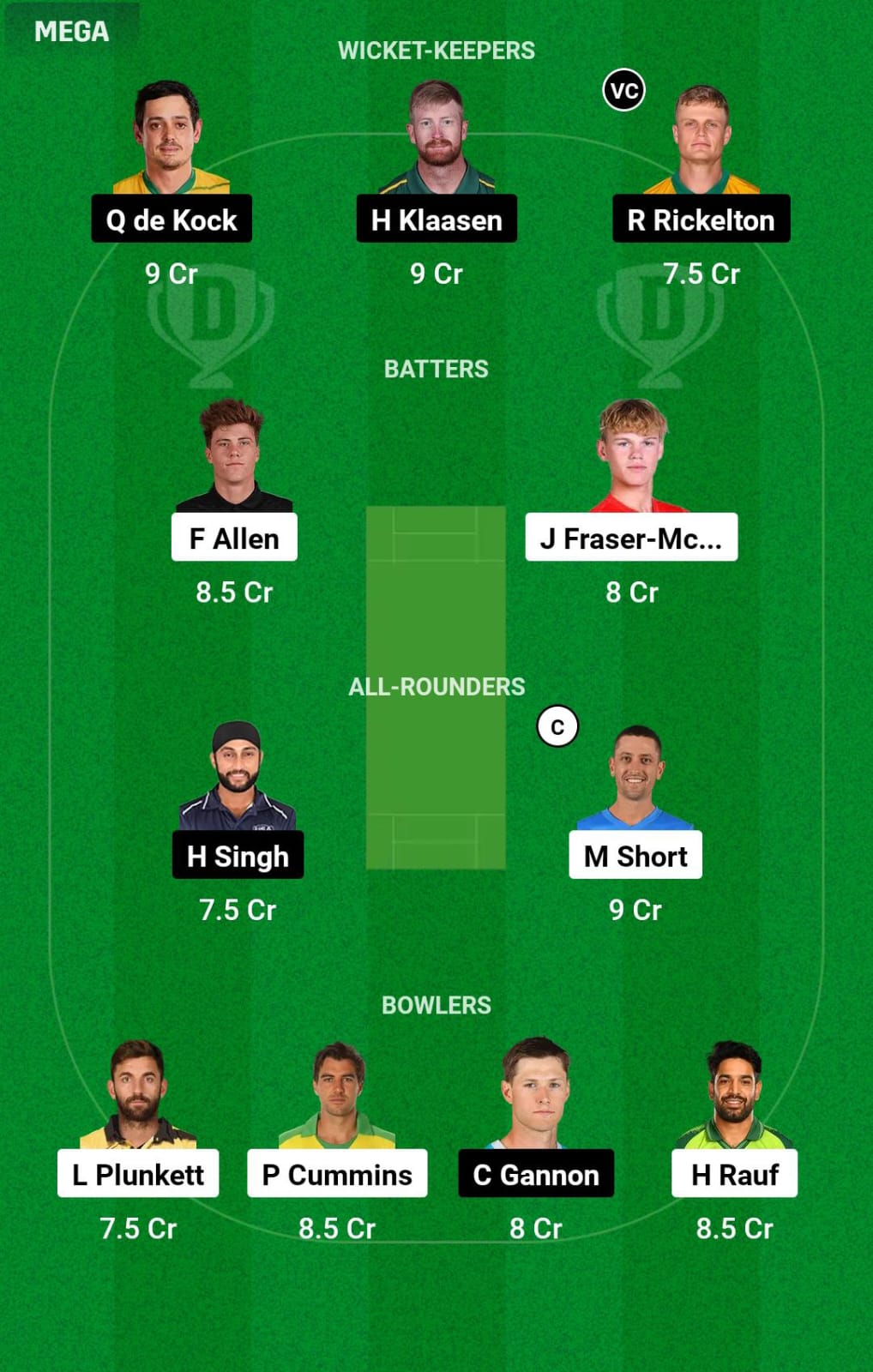 SF vs SEA 18th Match Dream11 Prediction