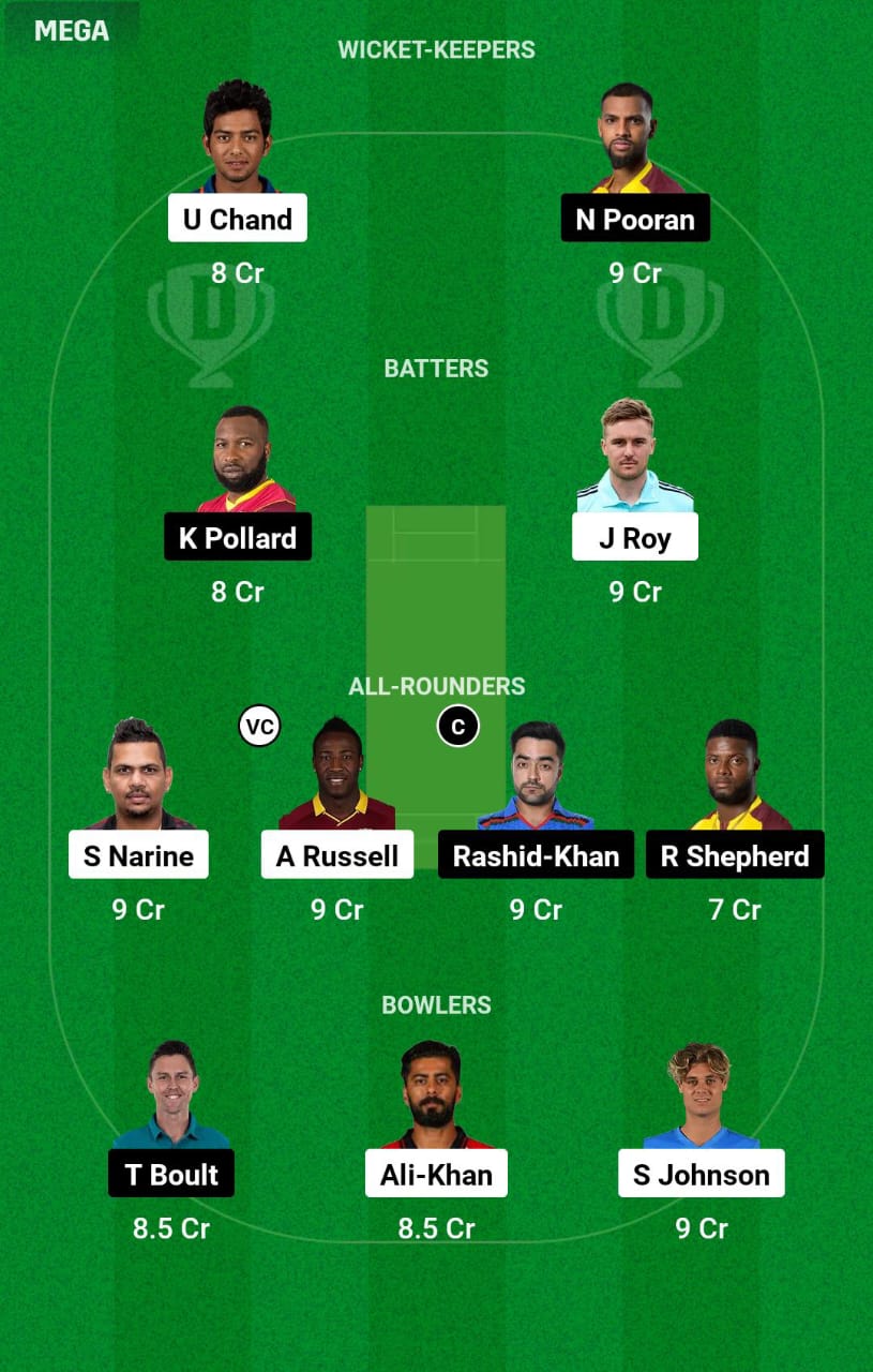 LAS vs NY 19th Match Dream11 Prediction